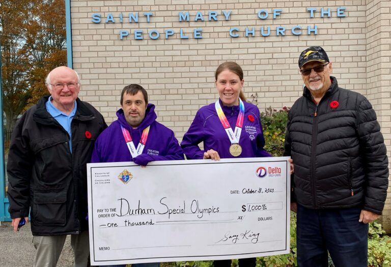 Knights of Columbus – Helping Local Charities